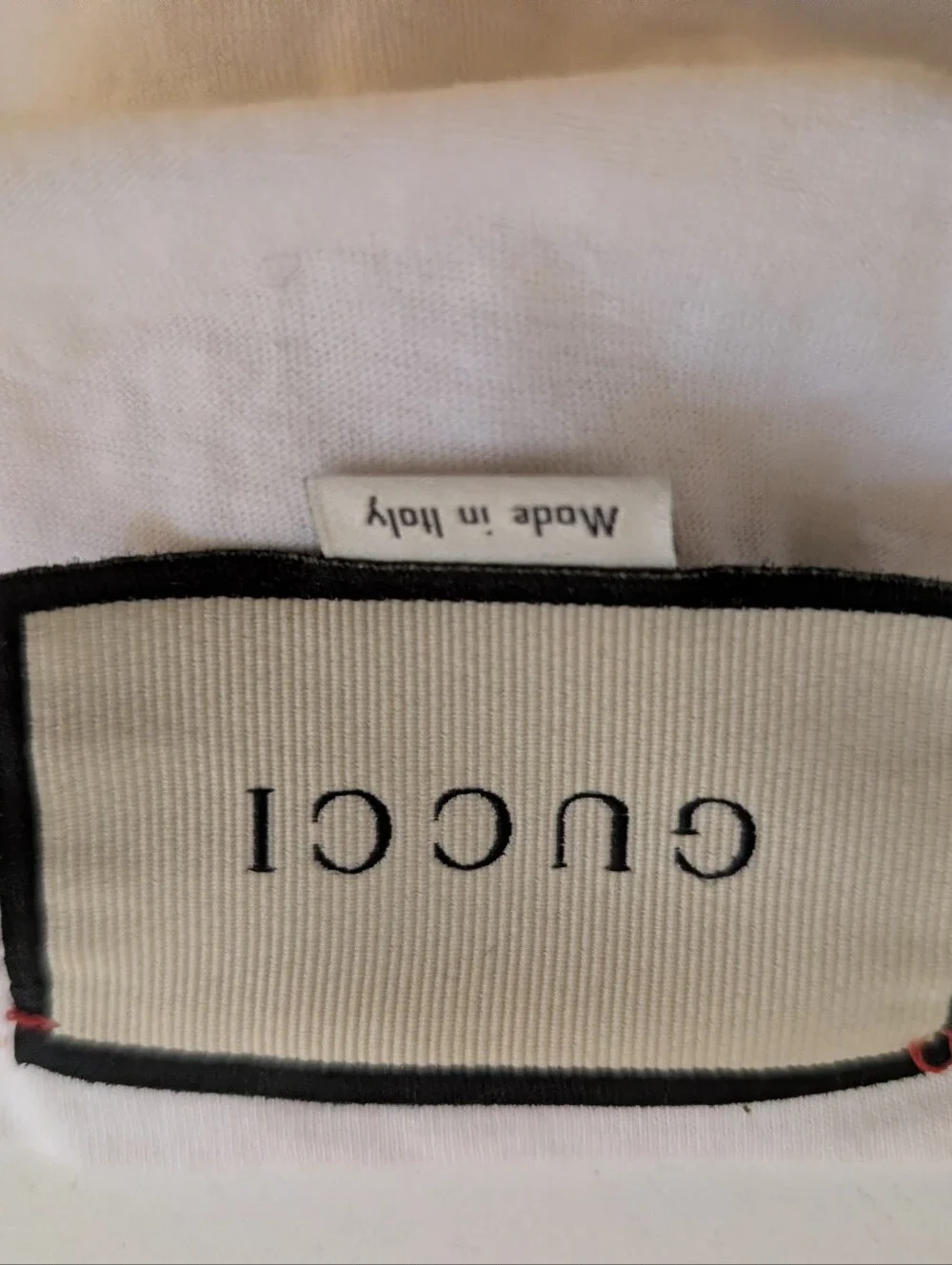 Gucci White Logo Crew Tee - Men's XXXL (Fits Like A Large)